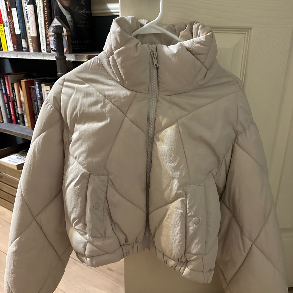 Garage Women's Beige Puffer Jacket